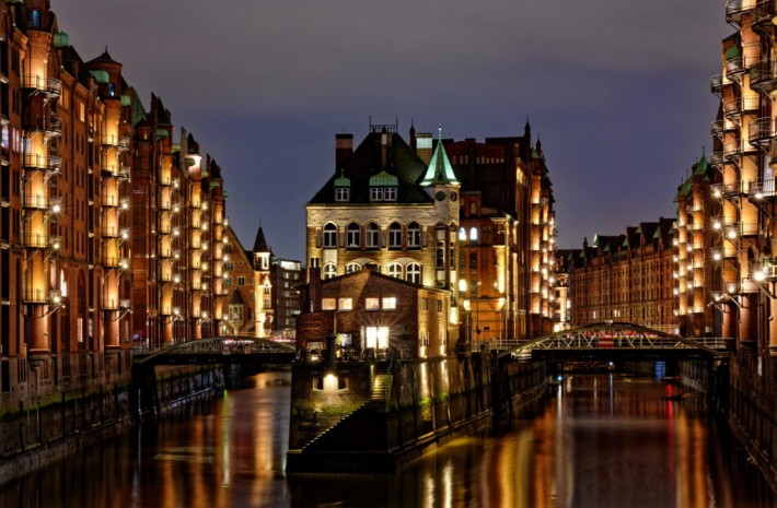 Wasserschloss Hamburger Speicherstadt