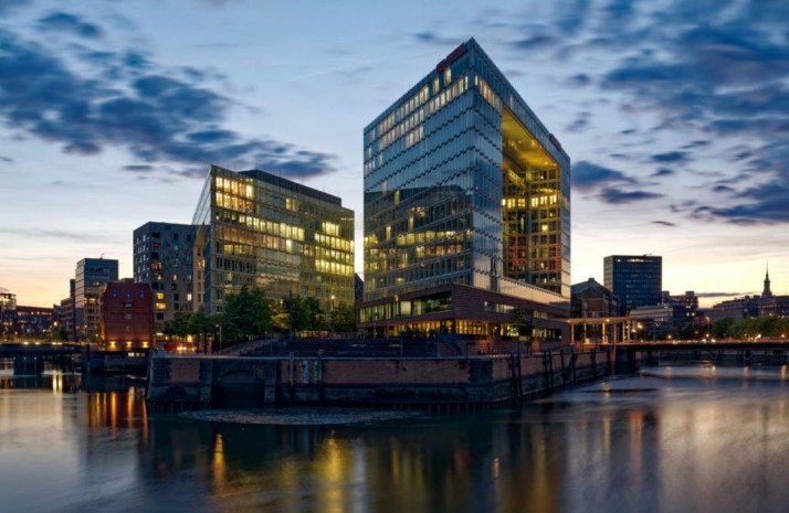 Hamburg - Ericusspitze / Spiegel-Verlagshaus